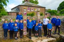 well dressing at Great Asby